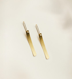 Pendientes oro Posidònia 50mm