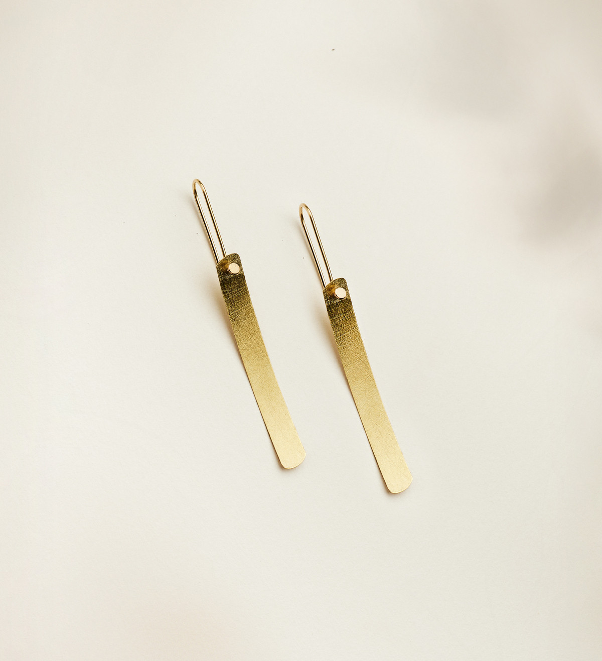 Pendientes oro Posidònia 50mm