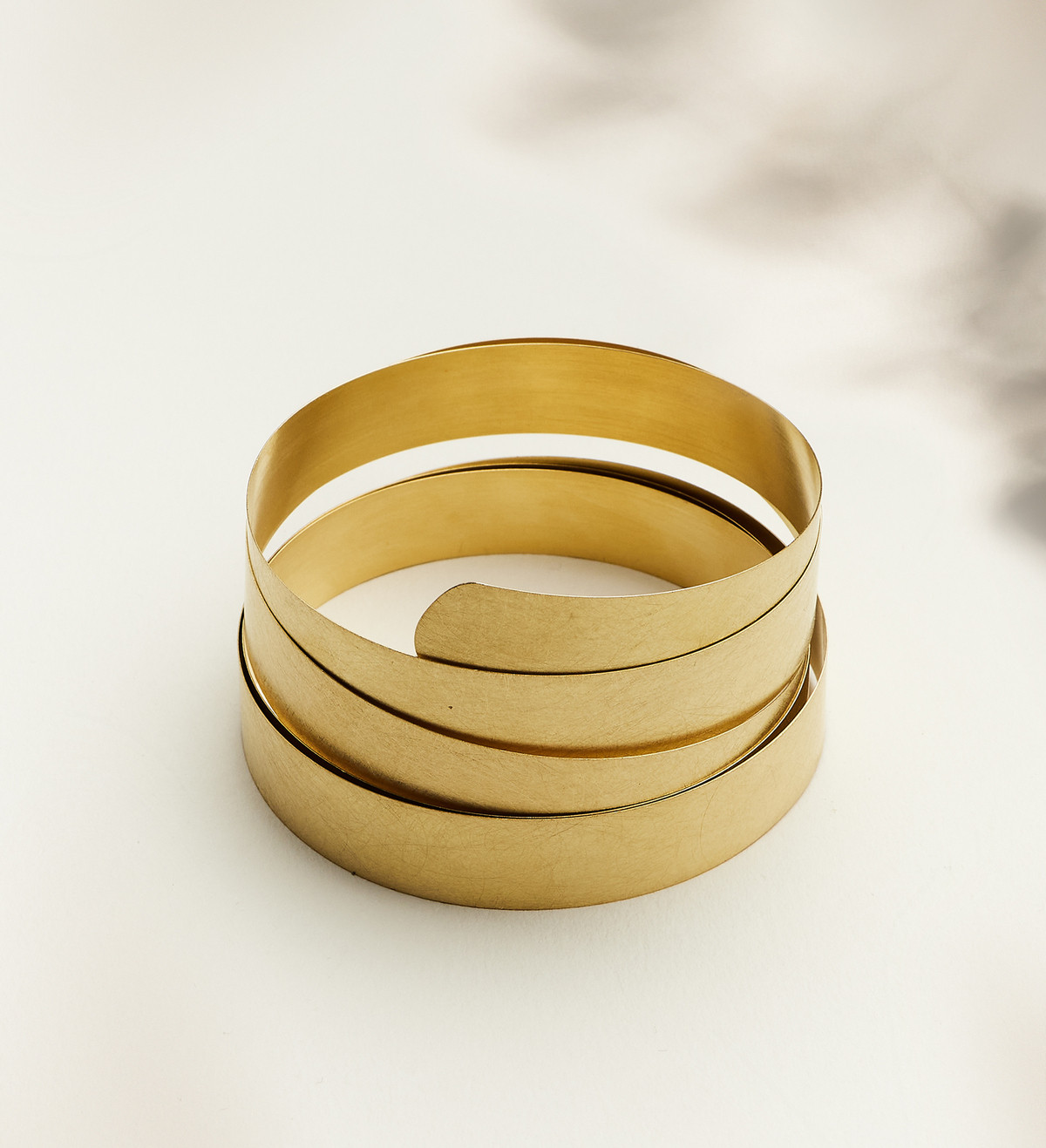 Brazalete oro Posidònia abierto 90cm