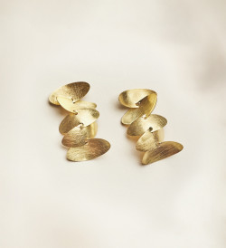 Pendientes oro Samoa 40mm
