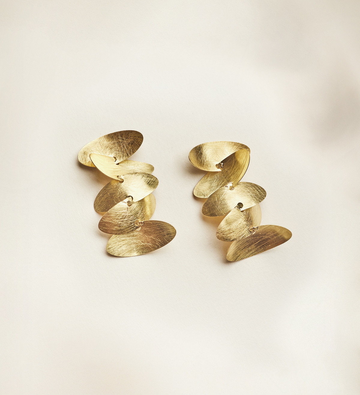 Pendientes oro Samoa 40mm