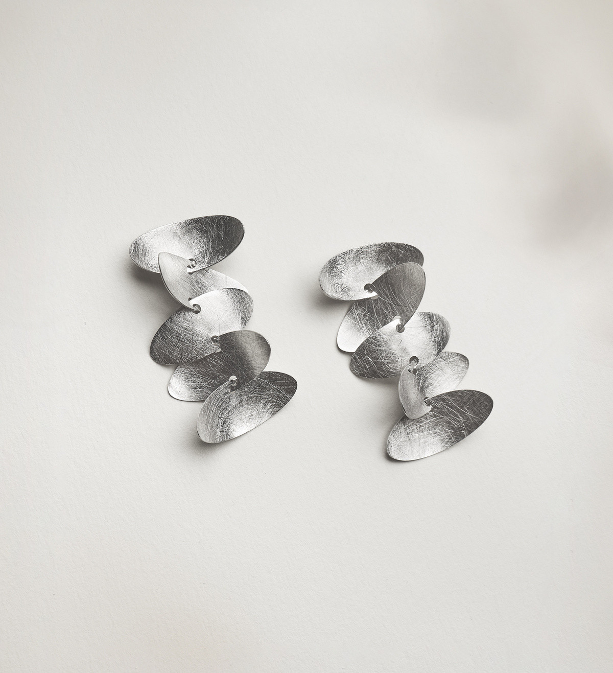 Pendientes plata Samoa 45mm