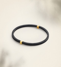 Braçalet or i cautxú Dauet 2 pcs