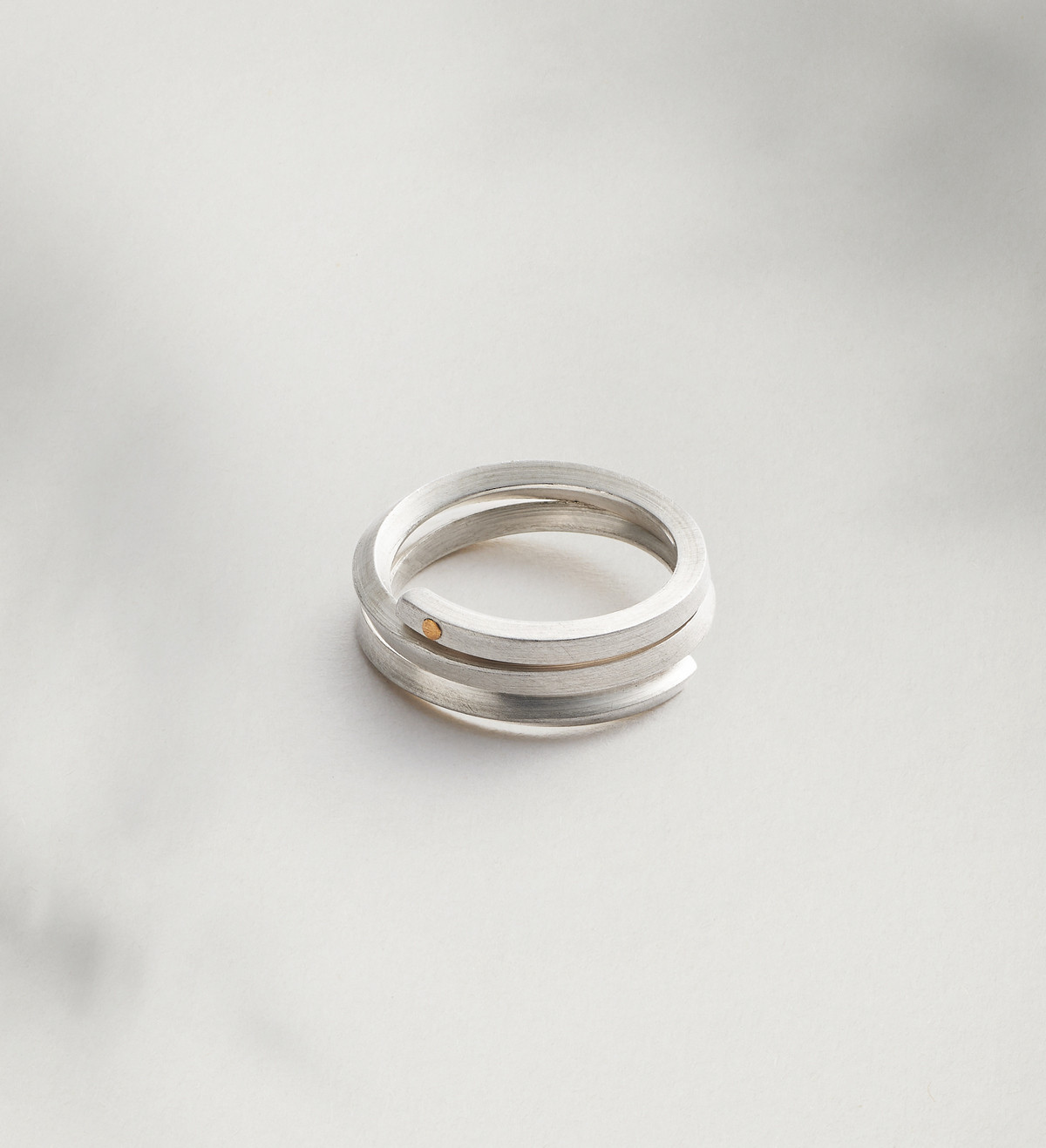 Anillo oro y plata Pinassa para hombre
