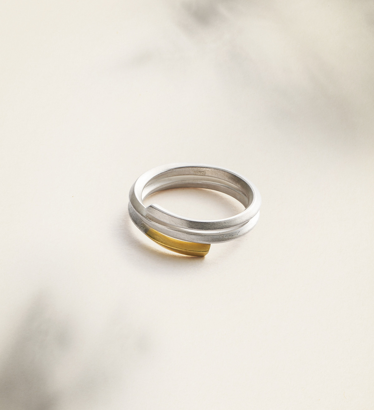 18k gold and silver ring Pinassa for man
