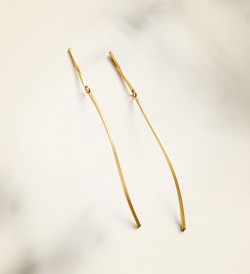 Pendientes oro Pinassa 80mm