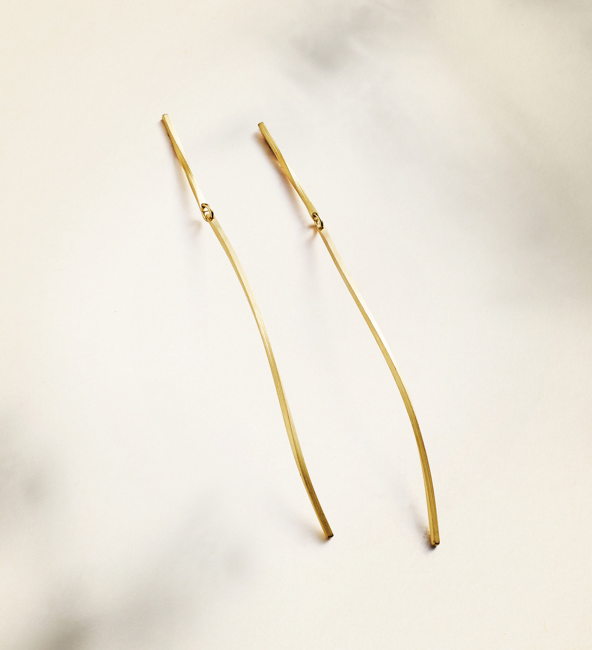 Pendientes oro Pinassa 80mm