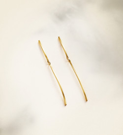 Pendientes oro Pinassa 55mm