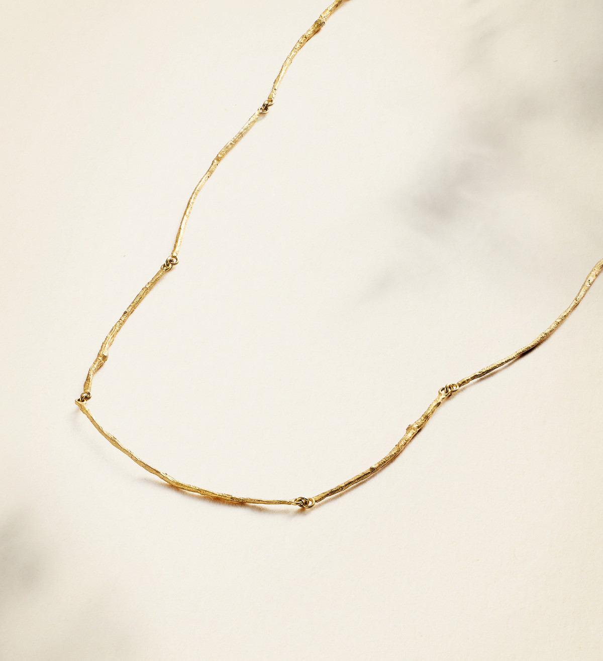 Collar oro 18q Romaní 9 piezas 45cm