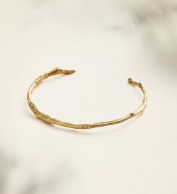 Brazalete oro Romaní abierto