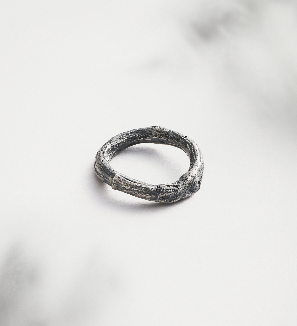 Anillo plata Romaní simple