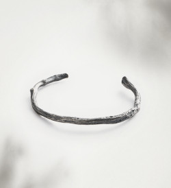 Brazalete plata Romaní abierto fino