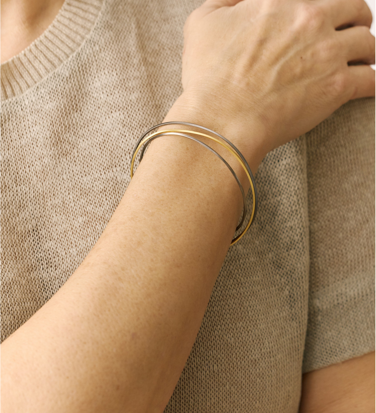 Brazalete oro Pinassa