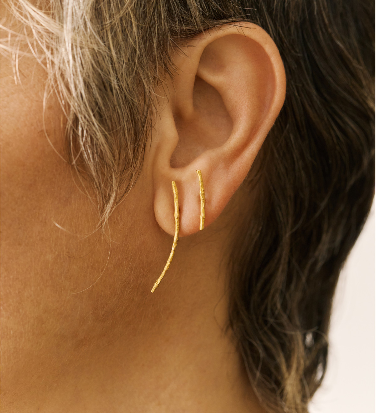 Pendientes oro Romaní 15mm