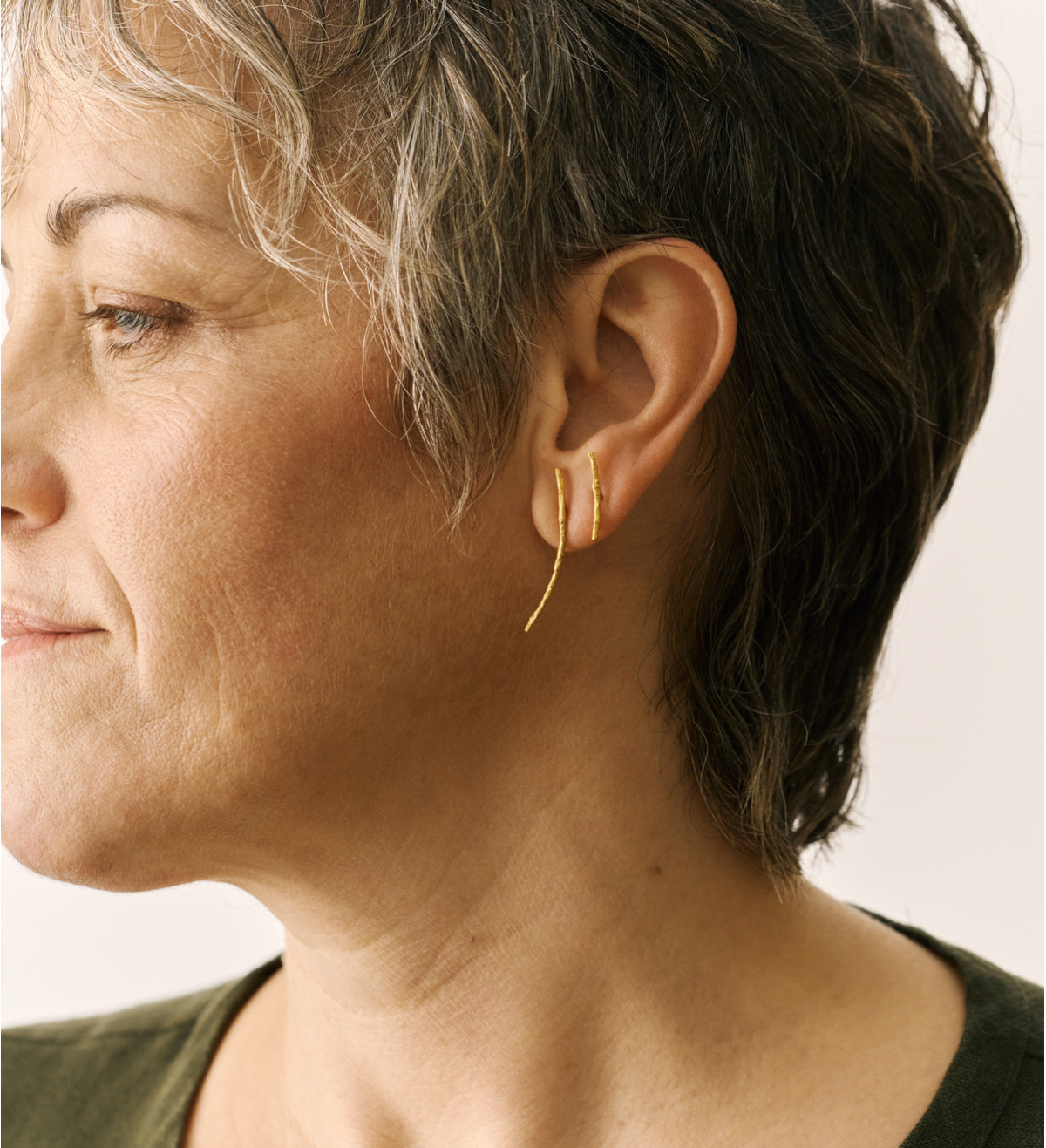 Pendientes oro Romaní 34mm