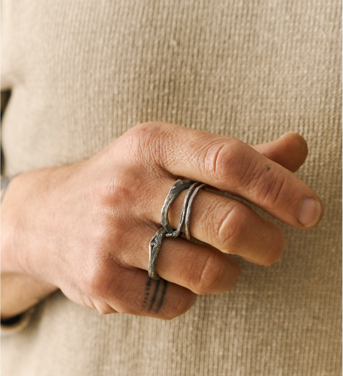 Anillo plata Romaní 3 vueltas