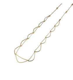 18k gold Prima necklace 42cm