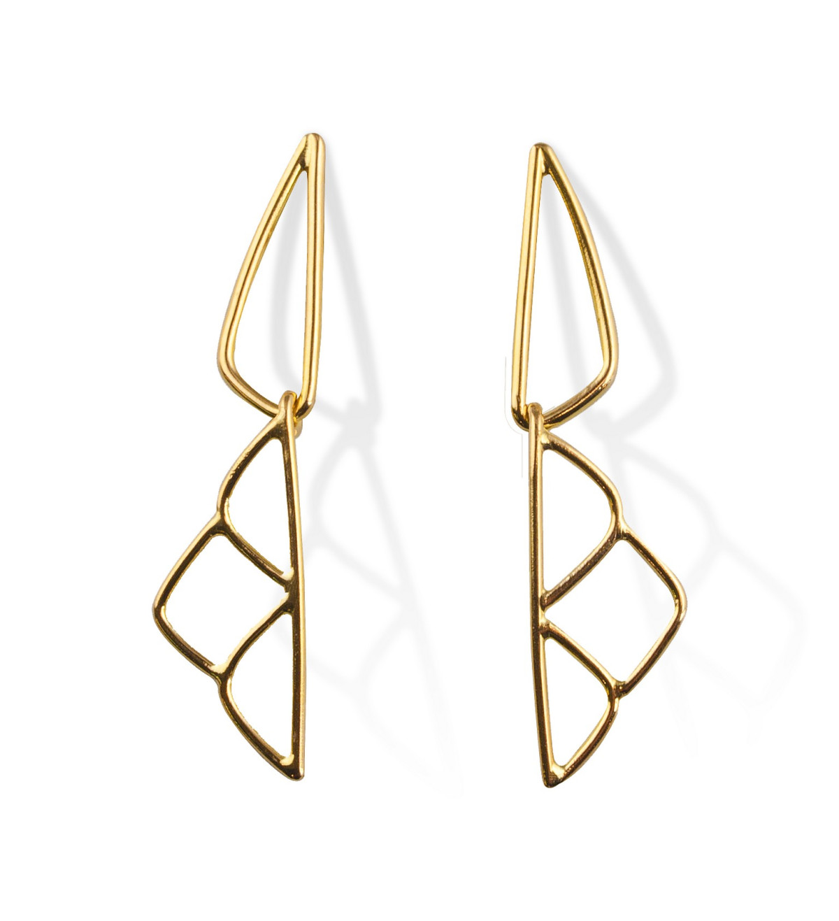 Prima gold earrings 32mm