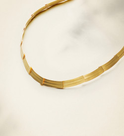 18k gold necklace Traces 44cm