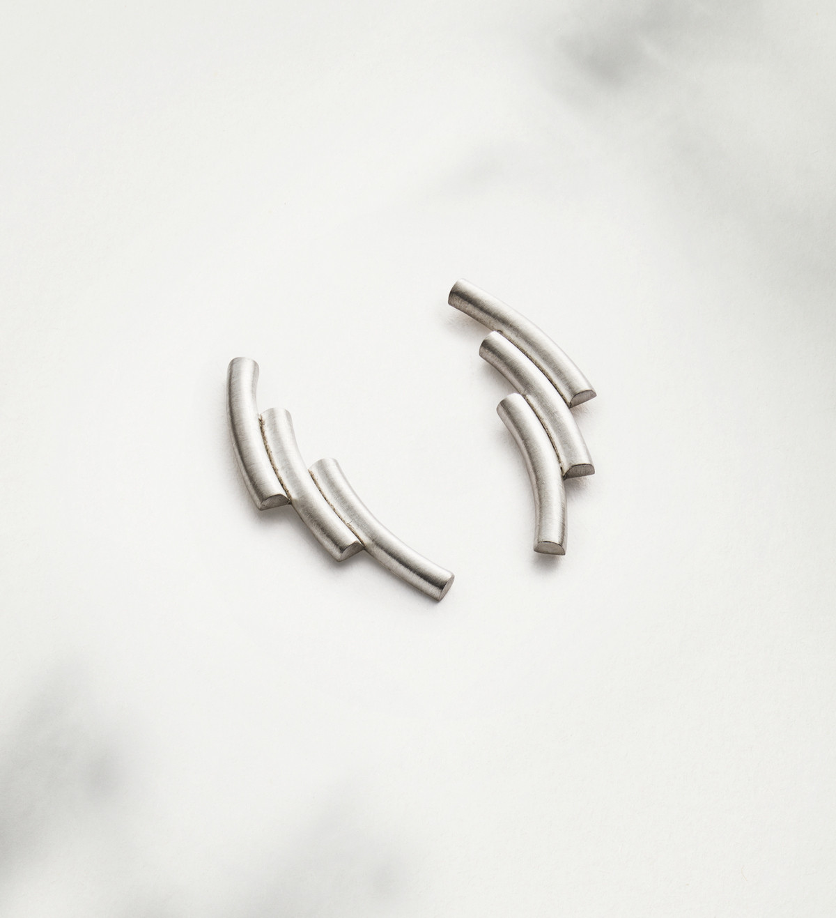 Pendientes plata Flux 36mm