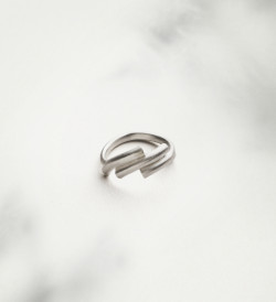 Silver ring Flux 10mm
