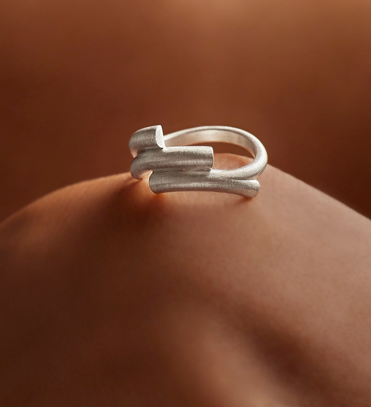 Anillo plata Flux 10mm