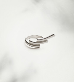 Anillo plata Flux 12mm