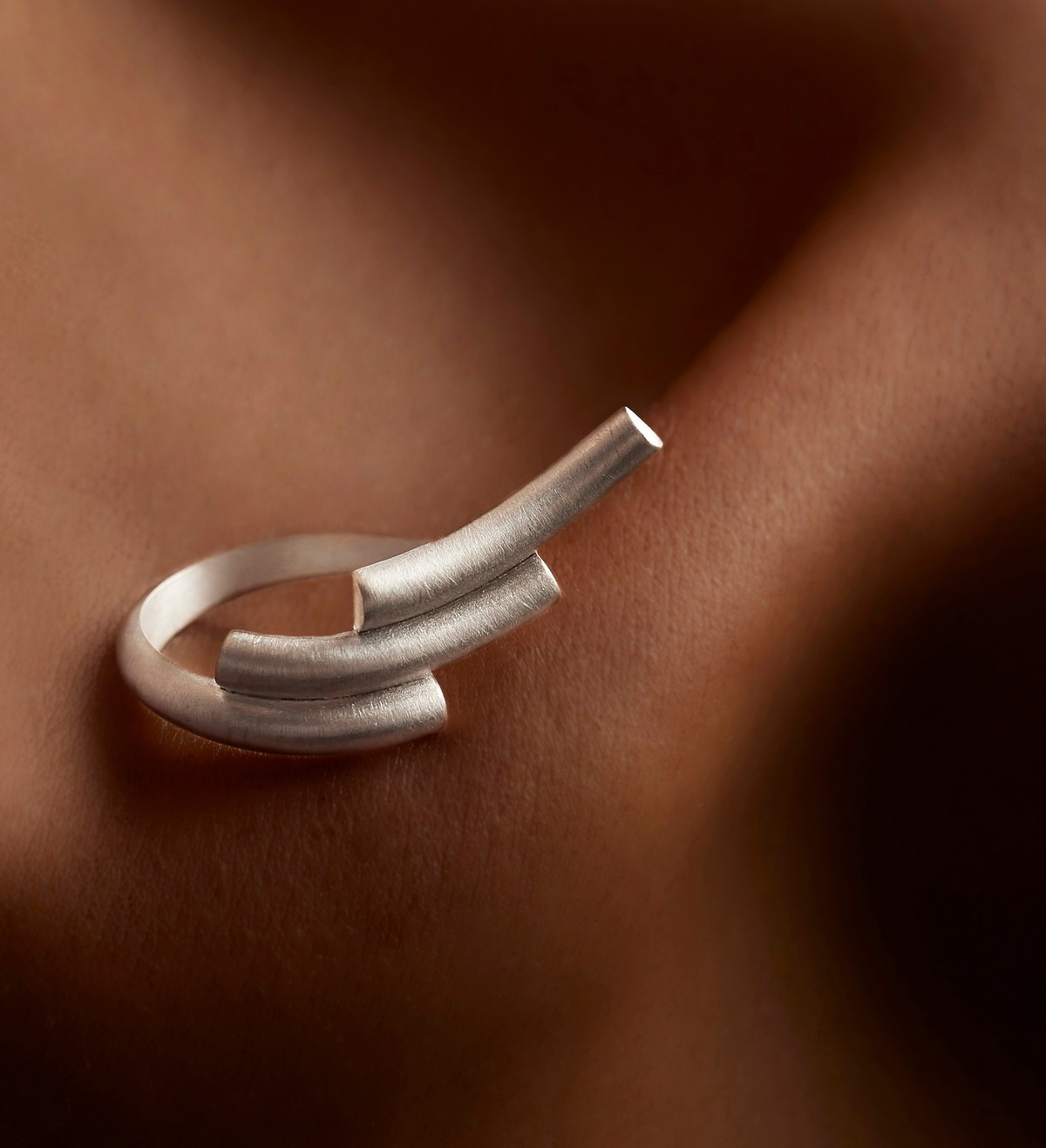 Anillo plata Flux 12mm