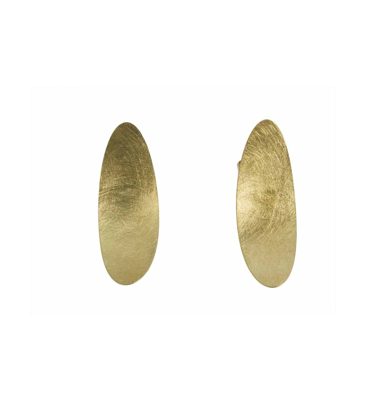 Pendientes or Samoa botón grandes