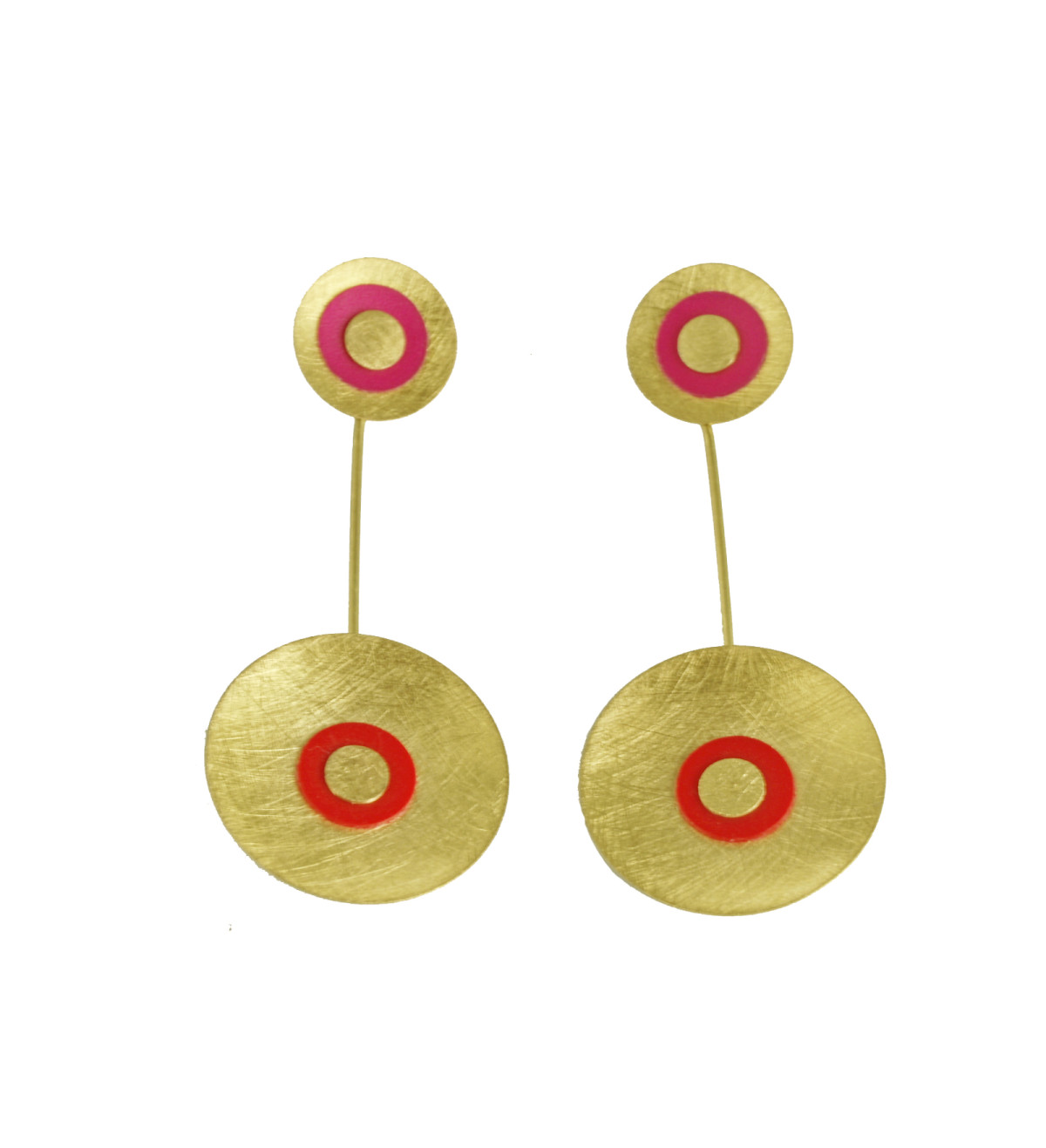 Pendientes Pop oro