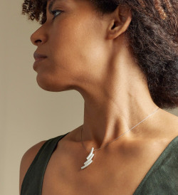 Colgante plata Flux 34mm