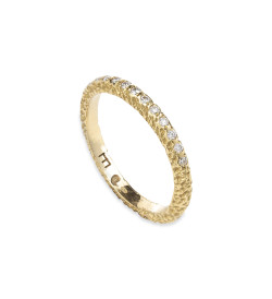 Anillo de oro con diamantes de 0,34ct