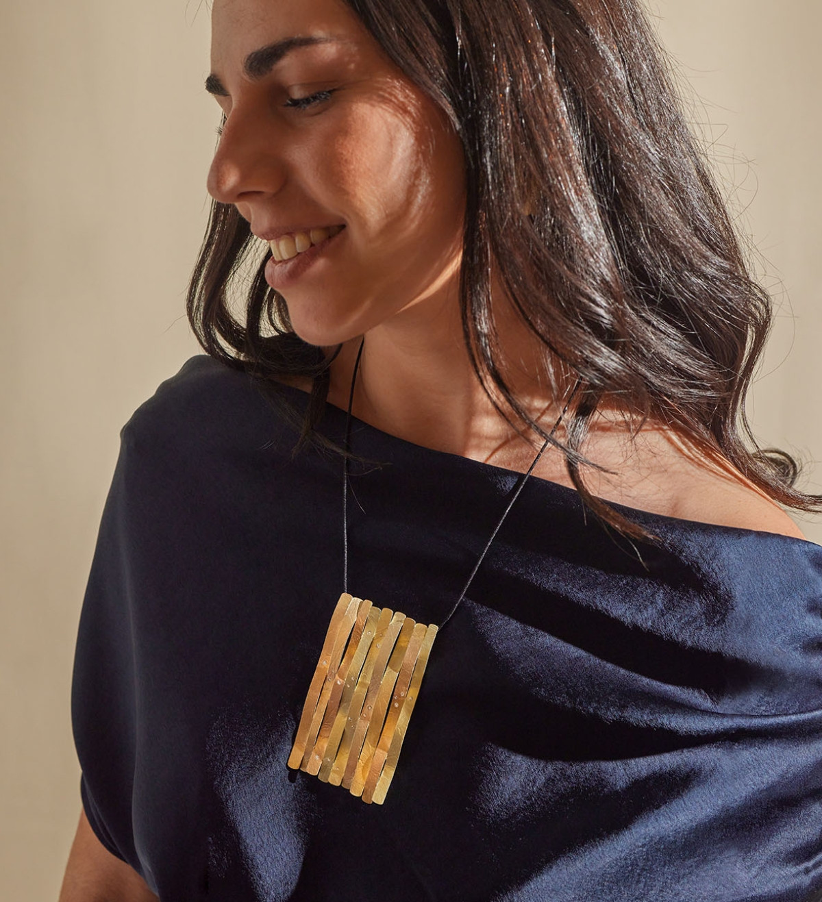 Colgante y broche Oceà en oro y diamantes (0,308 ct)