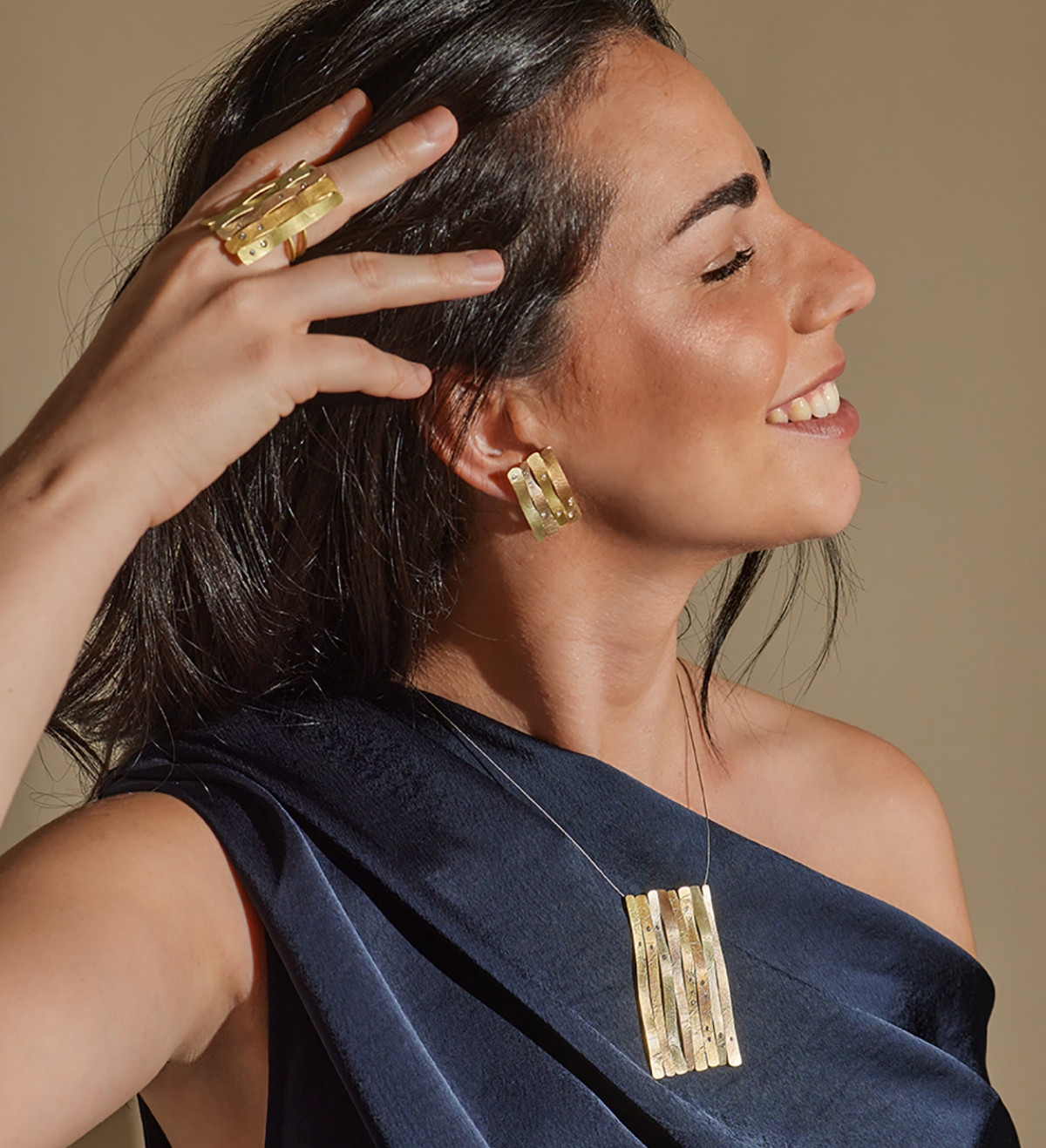 Colgante Oceà en oro y diamantes (0,22 ct)