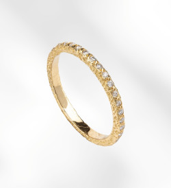 Anillo de oro con diamantes de 0,34ct