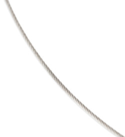 Cable acero soft cable 38cm doble clip