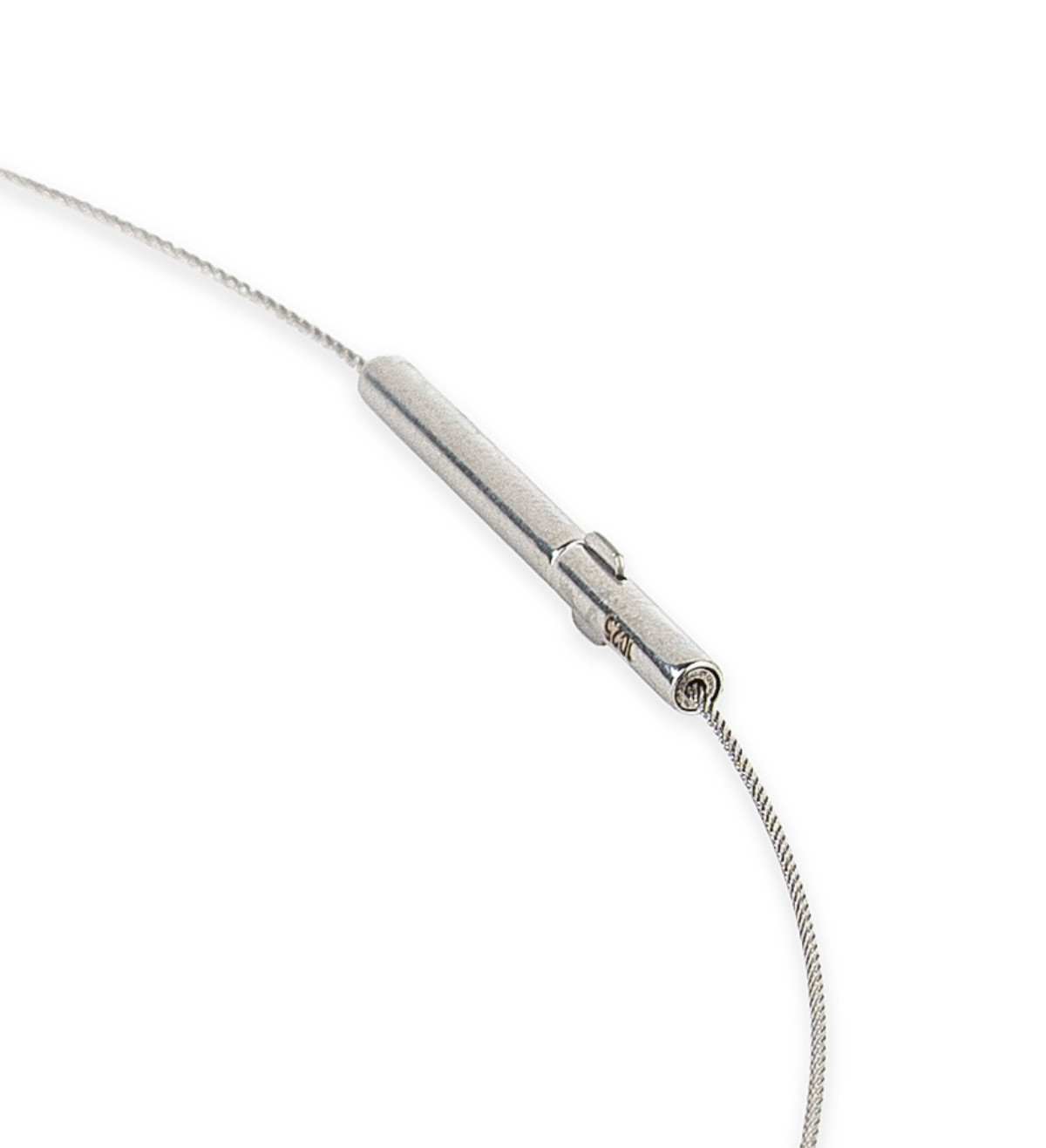 Cable acero soft cable 40cm doble clip