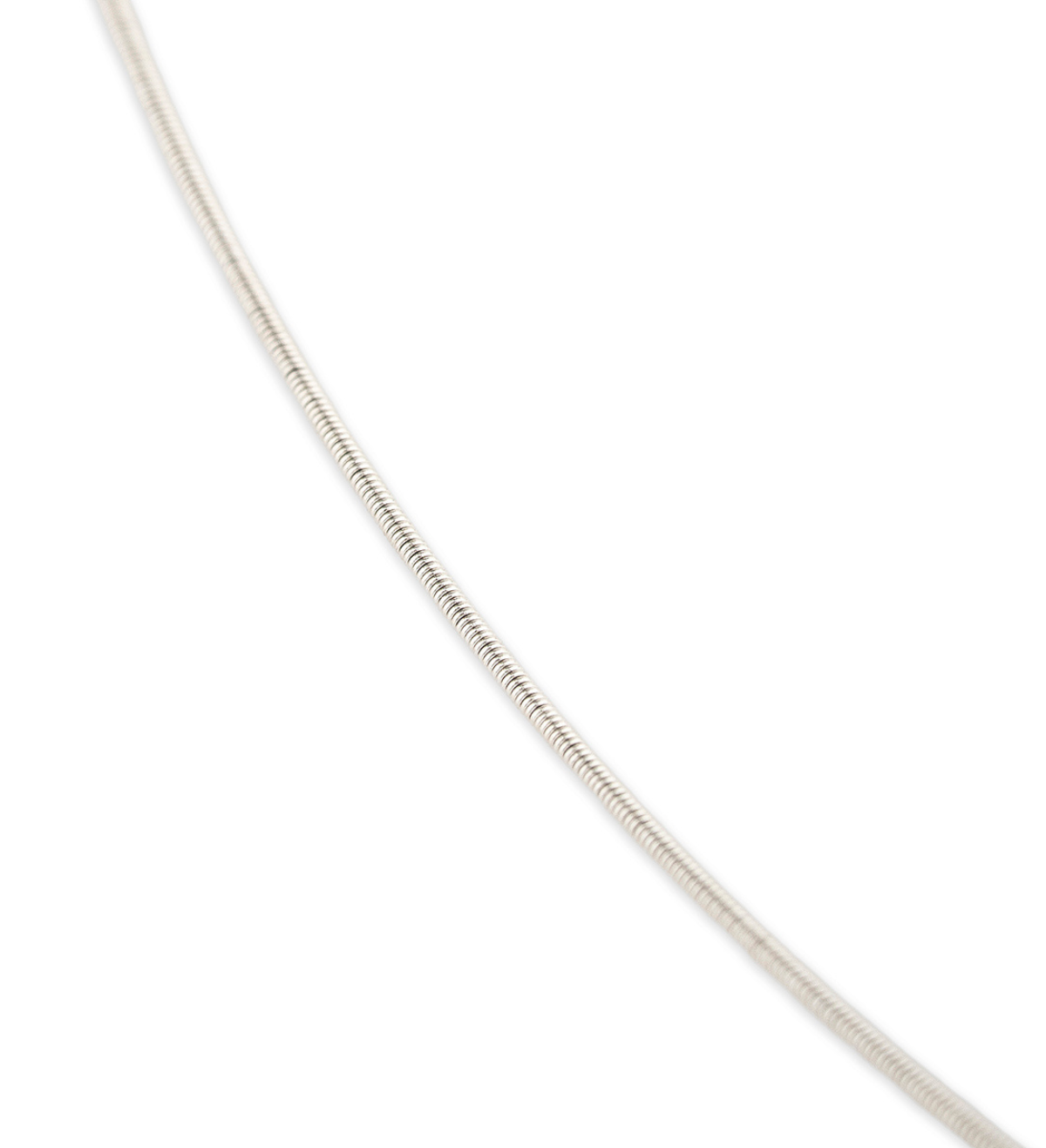 Cable plata 1 fil de 42 cm doble clip