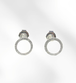 Silver earrings Fil Pla 10mm