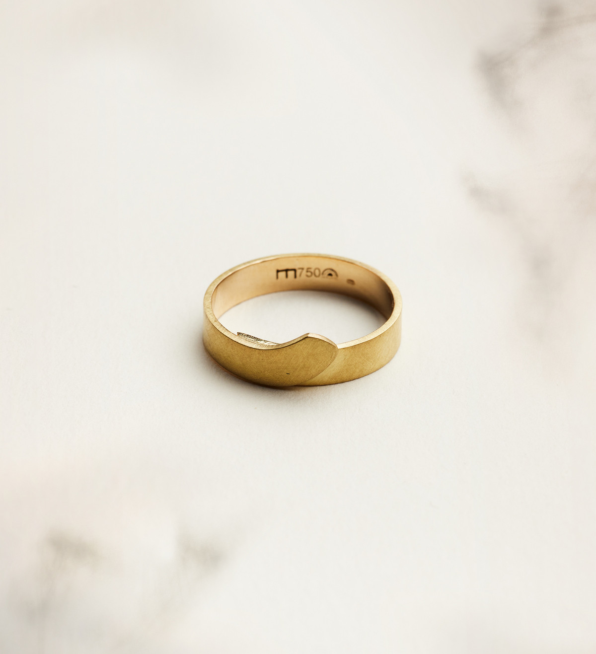 Anillo oro Posidonia para hombre